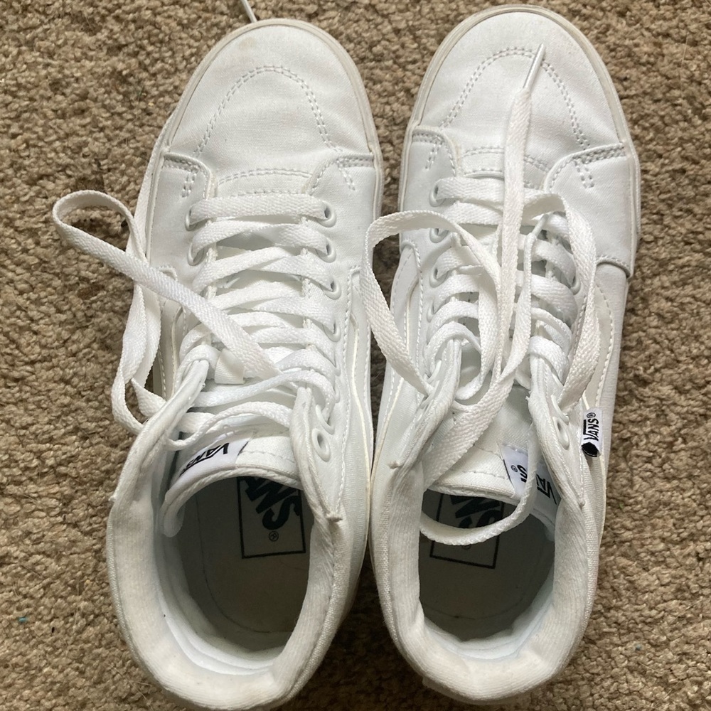 white high top womens vans